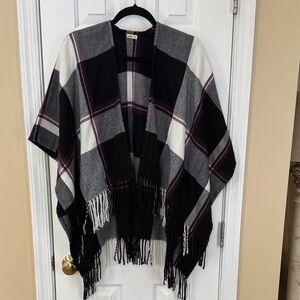 Hollister Striped Knit Sweater - Black, White, Red